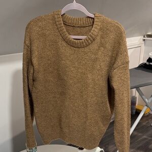 Cozy Brown Knit Sweater
